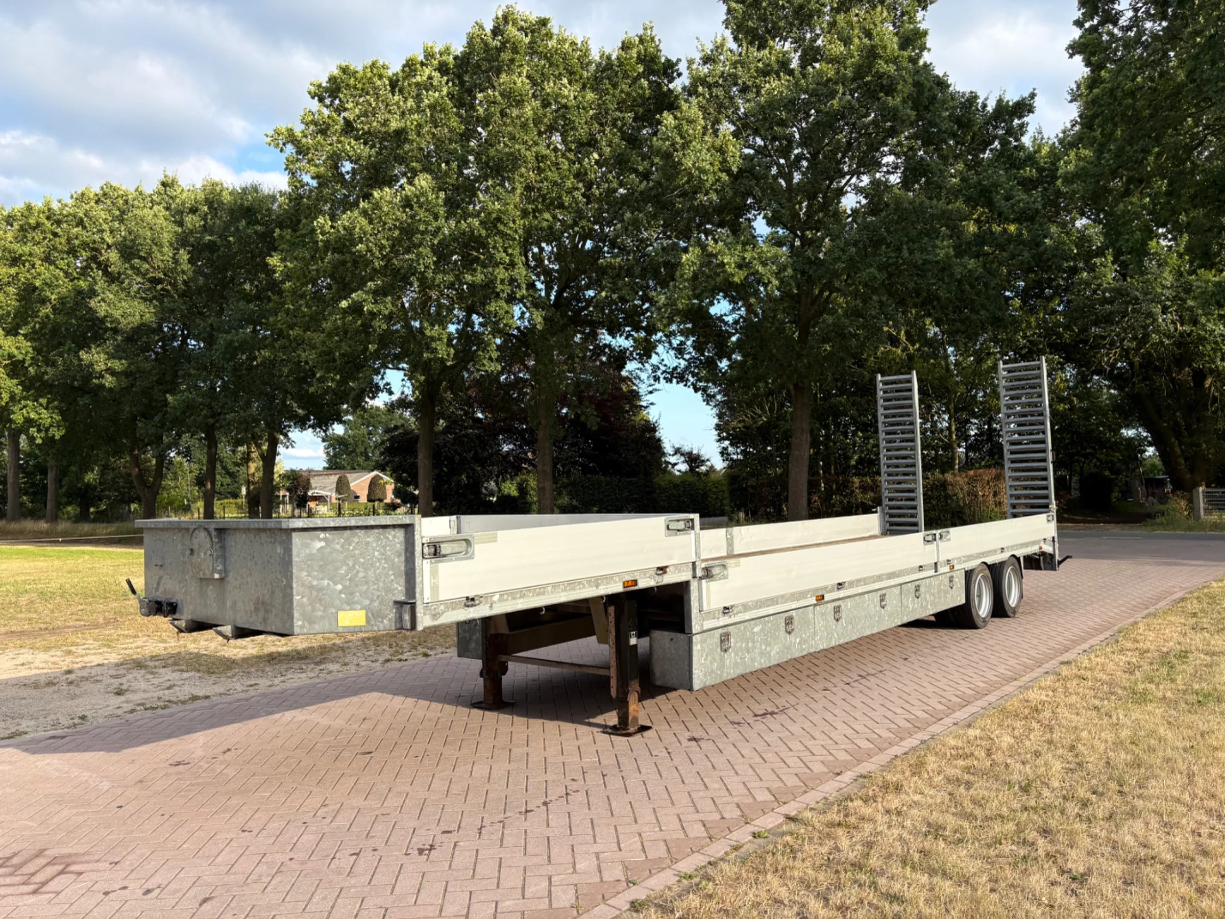 kuiper PLSD 2009 - oplegger semi dieplader 16 TON MET LUIKEN afbeelding 4