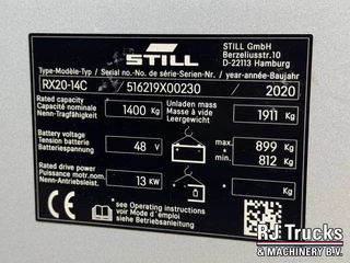 Still RX20-14C - Stabau Fork Positioner | Side Shift | 3 Wheel | Fr 2020 - N/A imagen 24