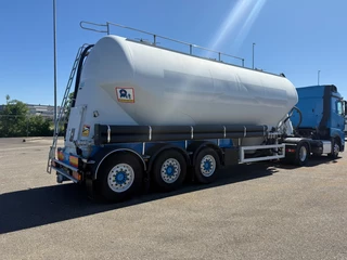 Feldbinder EUT 40 3 2007 - EUT 40 3 Alu. Zement Silo - Powder Bulk tank Onderlosser 1 Comp.| 39 m3 bild 5