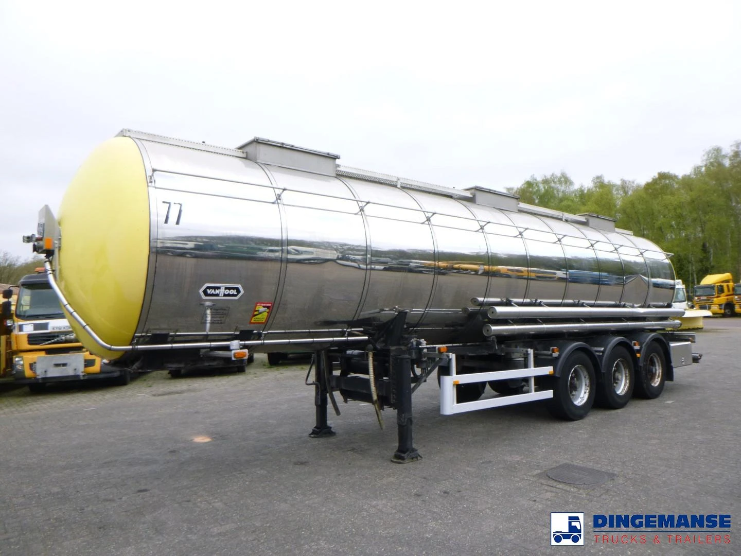 Van Hool Chemical tank inox 30 m3 / 1 comp 1998 zdjęcie 1
