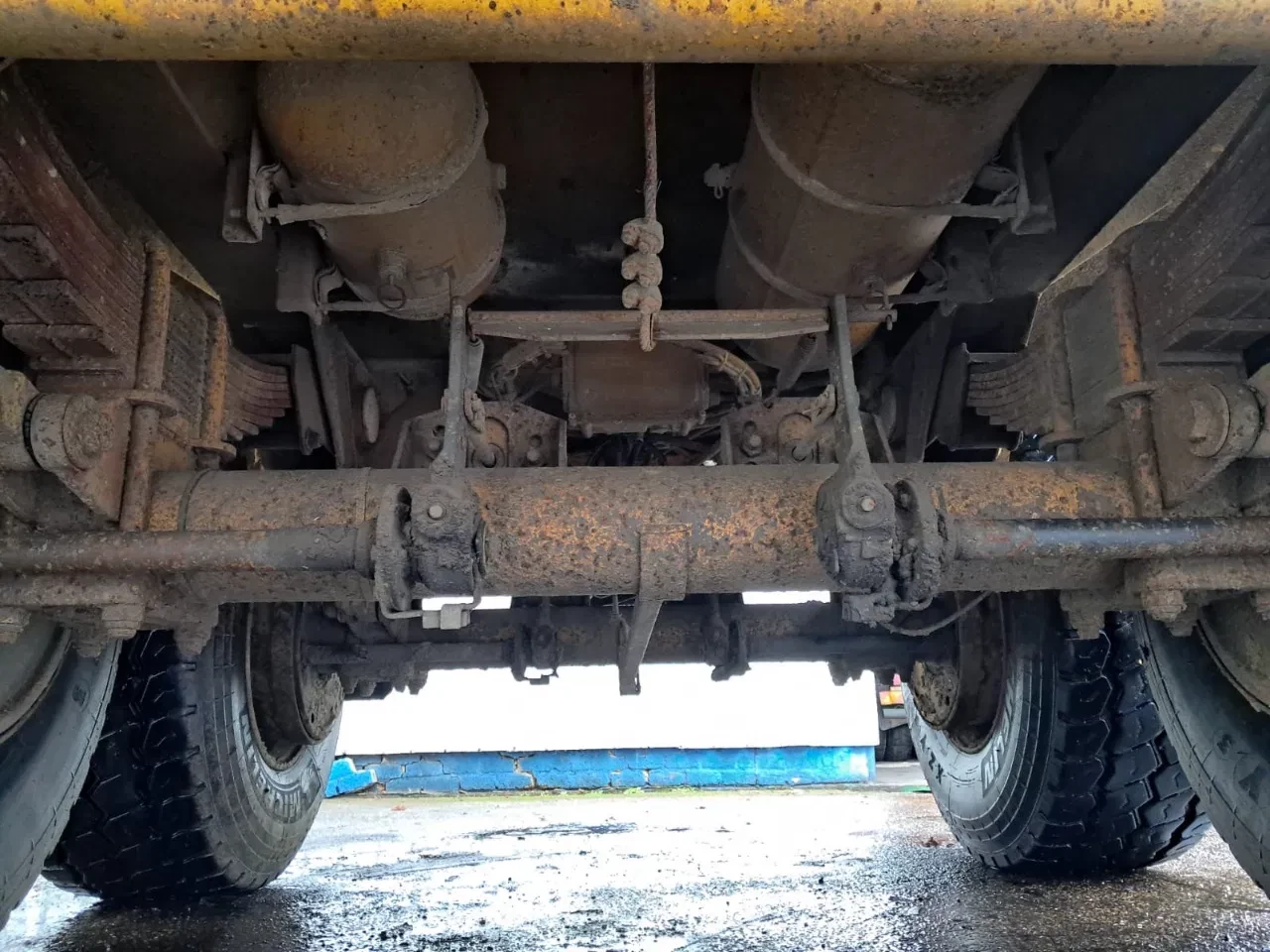 Kaiser 2000 - 2 axle , Steel tipper trailer , spring suspension , drum brakes afbeelding 9