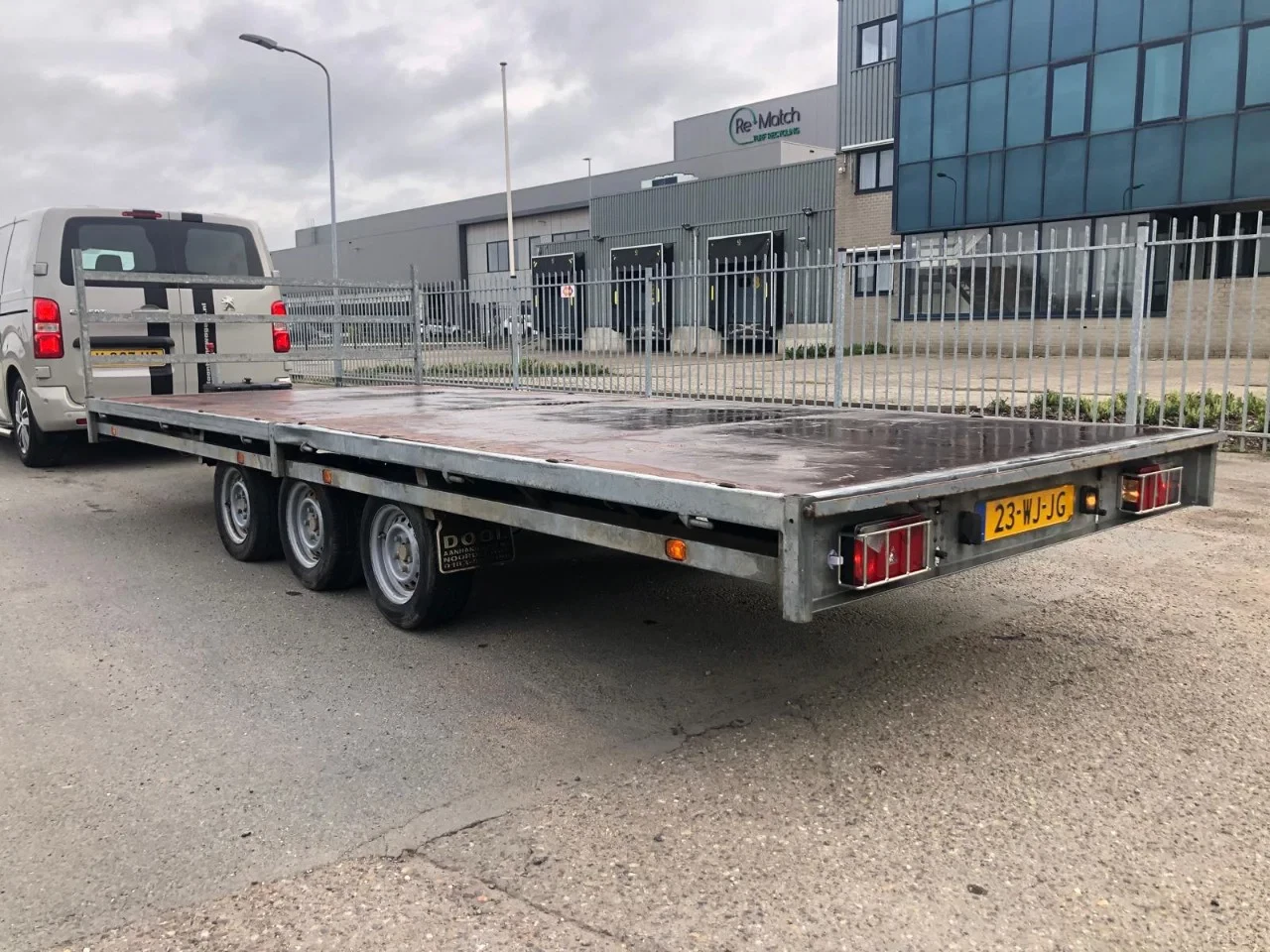 Hulco Medax 2012 - MEDAX-3 2 as Plateauwagen -3 3500 kg. afbeelding 5