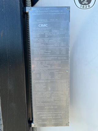 CIMC N/A 2022 - 20FT ISO / 25.020L / 1 comp. / L4BN / UN Portable / T11 / test: 10 -2027 obrazek 12