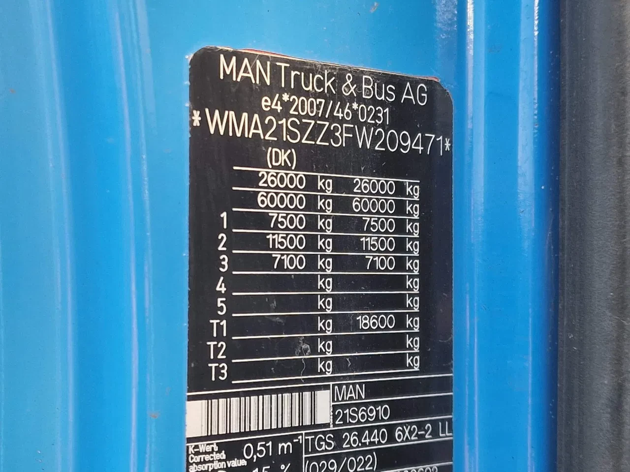MAN TGS 2015 - 26.440 6x2 - Tautliner - Full air - Euro 6 - Automatic obrázek 26