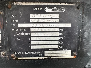 Nooteboom N/A 1989 - OSDBAZ-45VV, 3 AXLE STEERING, 3,6 M EXTENDABLE image 10