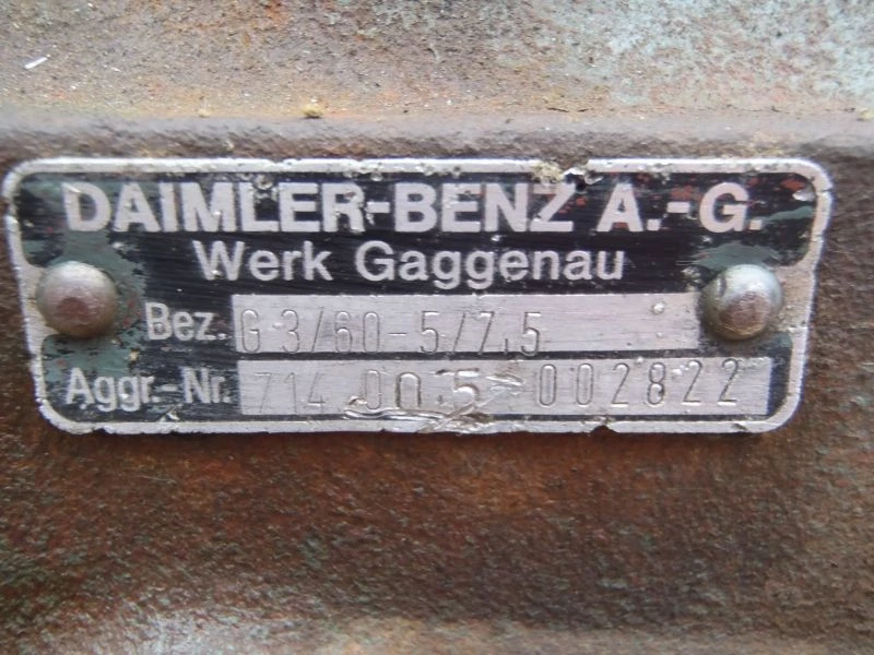 Mercedes-Benz 1976 - 714005-G3/60-5/7.5 imagen 4