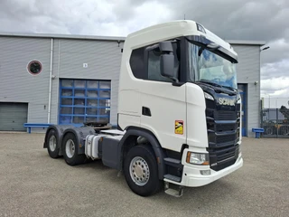 Scania S 2021 - NGS S450 / 6X4 / RETARDER / HYDRAULICS / !!333128 KM!! / TECHNICAL 65 TON / TUV:30-12-2026 / FRIDGE / LEATHER / AUTOMATIC / EURO-6-D / 2021 afbeelding 2 miniatuur