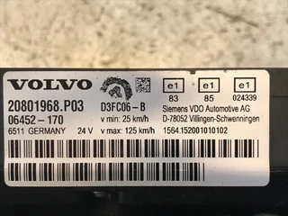 Volvo N/A - 20801968 INSTRUMENT CLUSTER obrazek 2