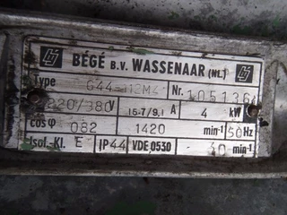 Diverse N/A - G44-112M4 ELEKTROMOTOR afbeelding 4