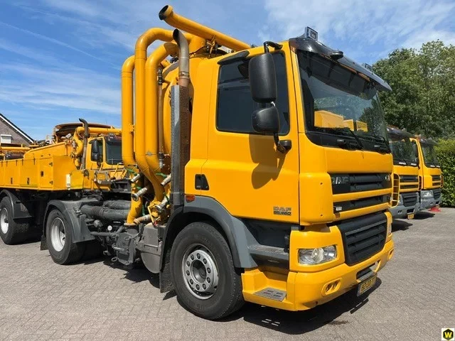 DAF 85 2012 - CF Sewer Vacuum Sterling SIHI SLB 3100 Pratissoli KE30 afbeelding 1