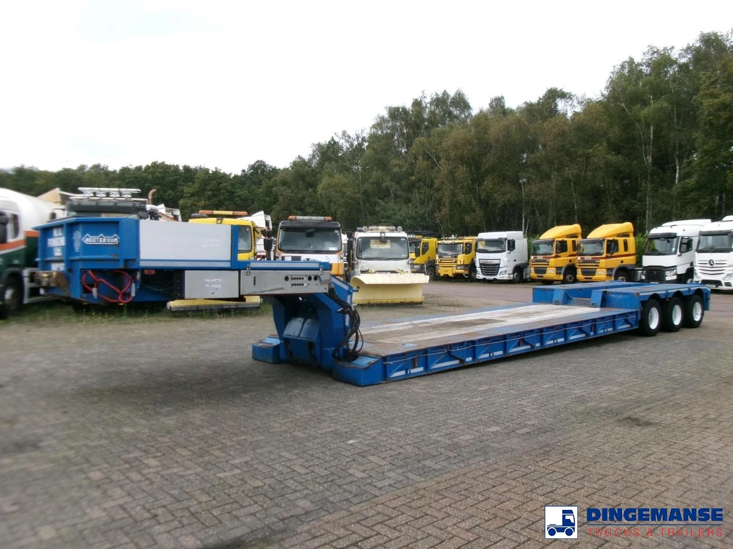 Nooteboom 3-axle lowbed trailer Euro 60-03 // 60 t 2002 imagem 1