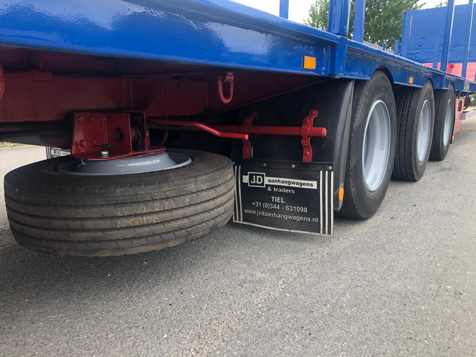 Schmidt 1992 - Hagen SPTC38/Z/13,6 3 As Oplegger Dieplader Open, OR-25-GF afbeelding 8