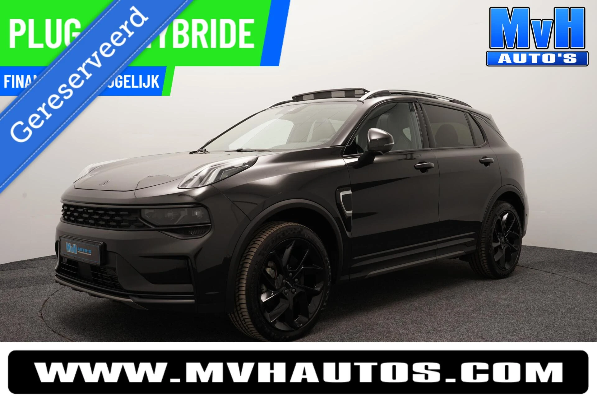 Lynk & Co 01 2023 - 1.5 PHEV|FULL BLACK XL|ZWARTE.HEMEL|LEER|SOH94% image 1