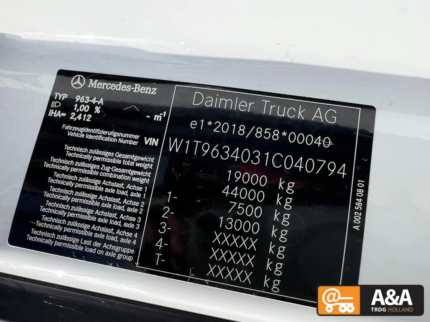 Mercedes-Benz Actros 2022 - 1845 LS afbeelding 3