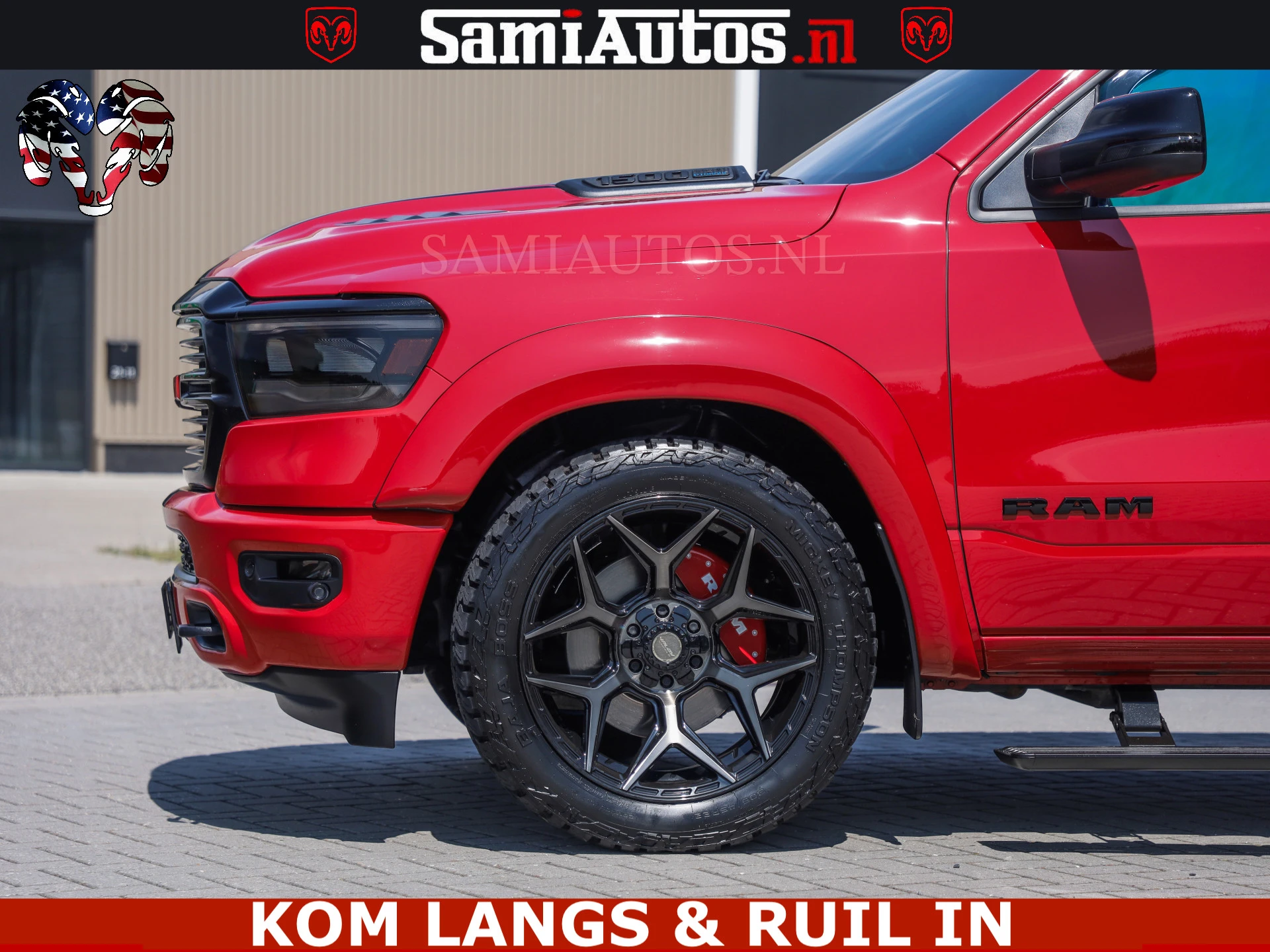 Dodge Ram Pick-Up 2024 - GT TRX PACK | 5.7 V8 HEMI | FLAME RED | HULK PACK | LUCHTVERING | MEGA DIK | DC | afbeelding 62