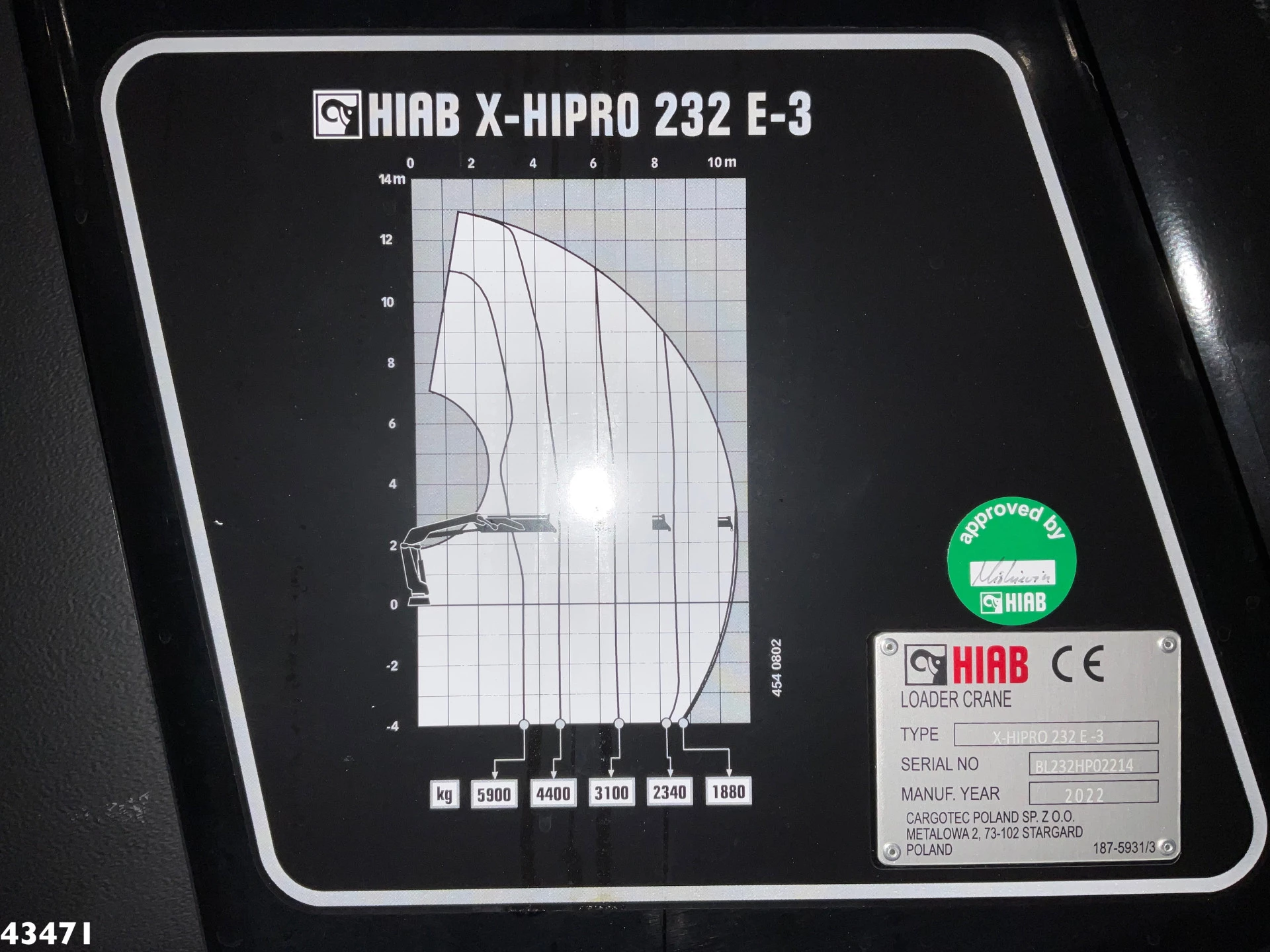 DAF FAN XD 450 Hiab 23 Tonmeter laadkraan 2023 afbeelding 22