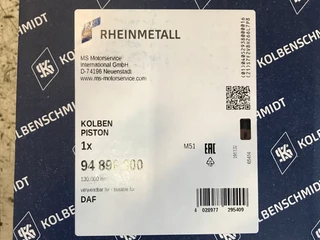 DAF N/A - 0683413-1620638 ENGINE PISTON SET KOLBENSCHMIDT 94896600 (NEW) bild 2