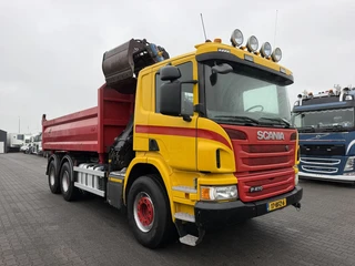 Scania P 2015 - P410 6X4 Euro 6 Tipper + Z Crane Palfinger Epsilon afbeelding 2 miniatuur
