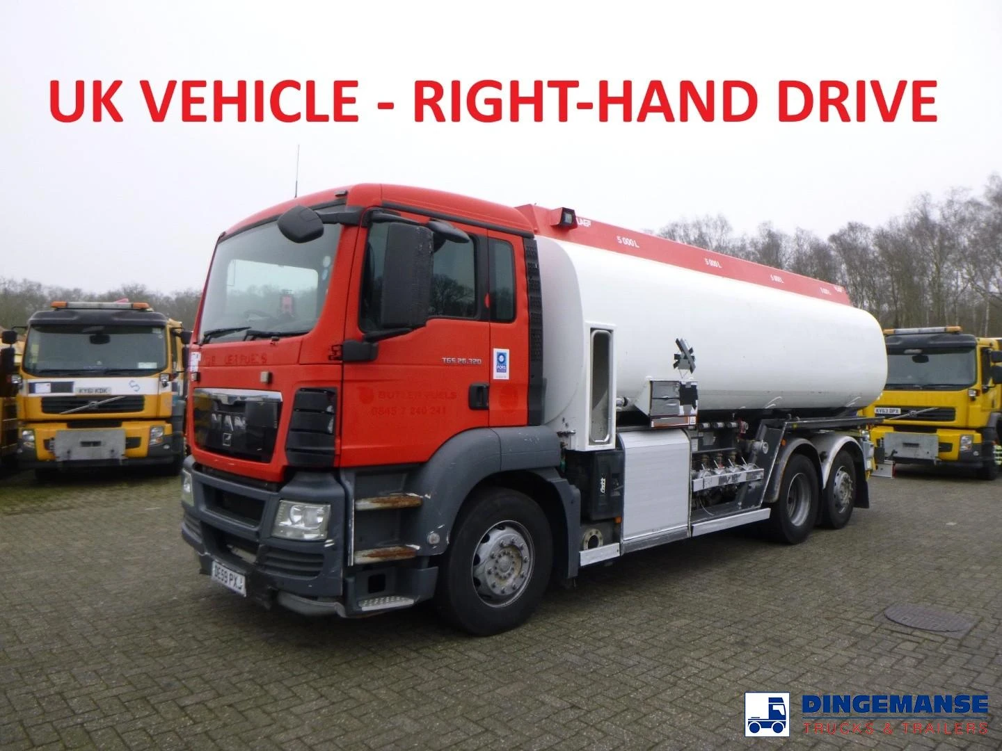 MAN TGS 2009 - 26.320 6X2 RHD fuel tank 20 m3 / 4 comp imagem 1