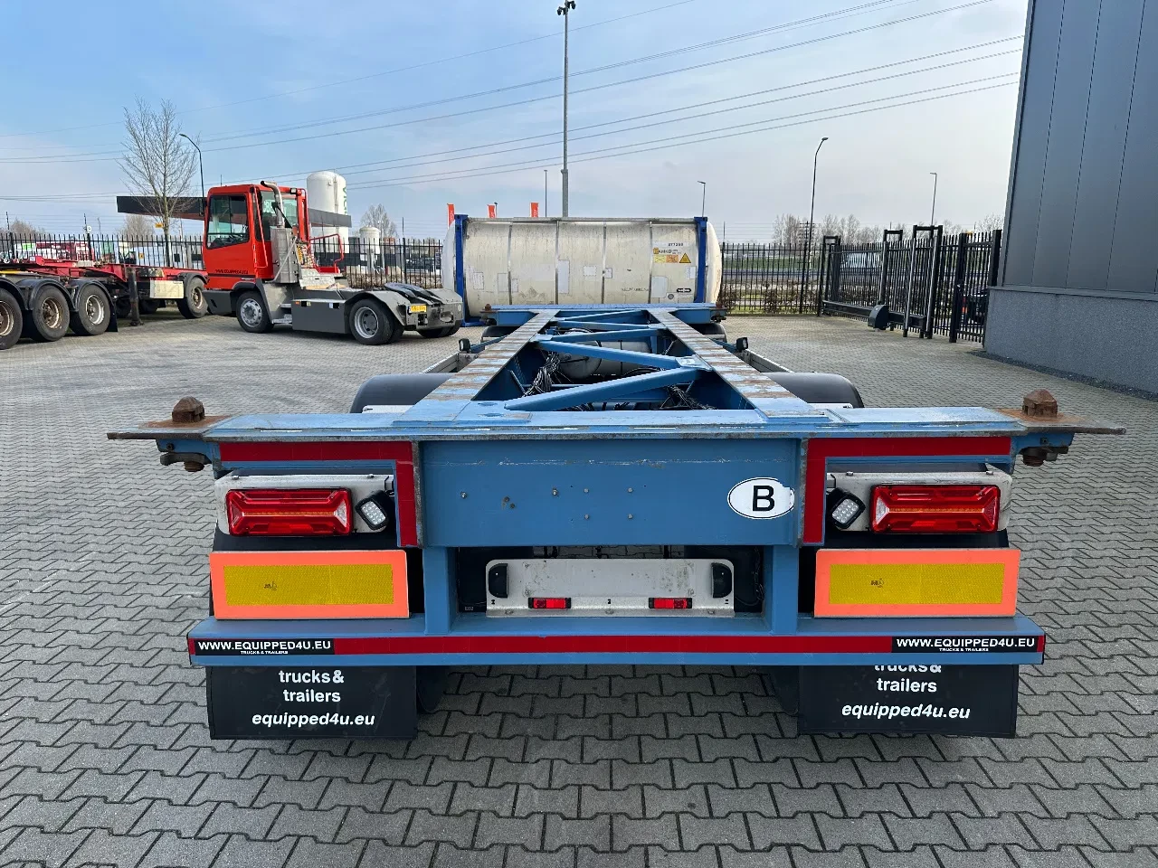 Van Hool 2014 - 3-assige aanhanger / 20FT / BDF / schijfremmen / ALCOA / liftas / NL-aanhanger image 4