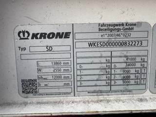 Krone N/A 2019 - SD 3 AXLE 1 LIFT AXLE SLIDING ROOF bild 16