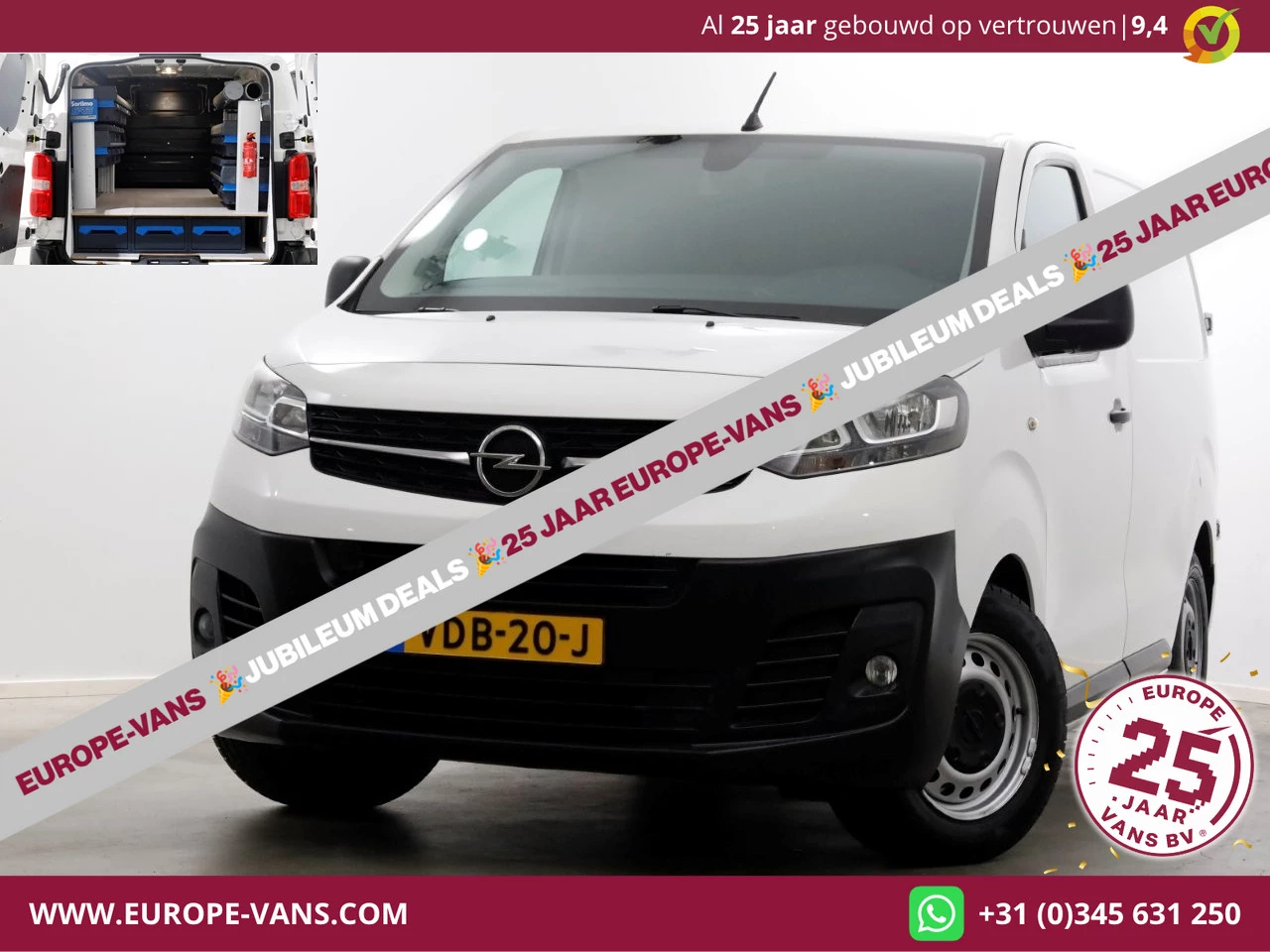 Opel Vivaro 2019 - 1.5 CDTI 102pk XS Compact Edition Airco/Sortimo Inrichting 10-2019 Bild 1