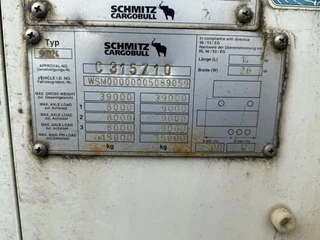 Schmitz Cargobull N/A 2012 - Schmitz Cargobull PRICES FROM €6950 TO €8950,- 40 X CARRIER 1850 MT D/E SAF AXELS afbeelding 4