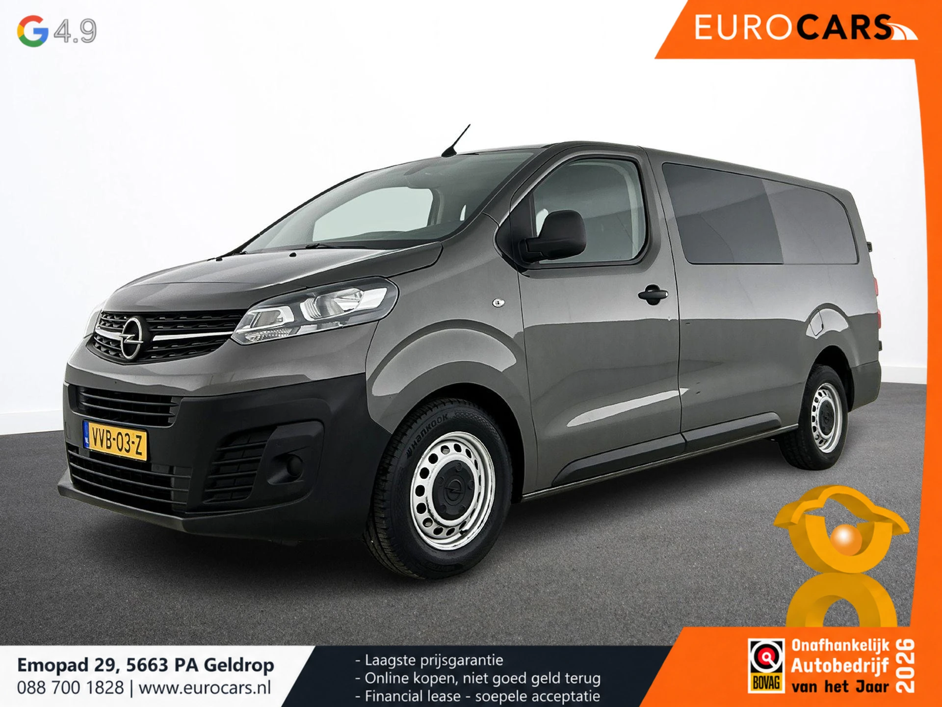 Opel Vivaro 2023 - 2.0 CDTI L3H1 Dubbele Cabine Automaat afbeelding 1