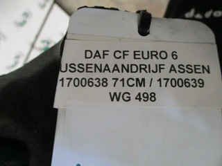 DAF - 1700638 TUSSENAANDRIJFAS 71 CM EURO 6 obrázek 2 náhled