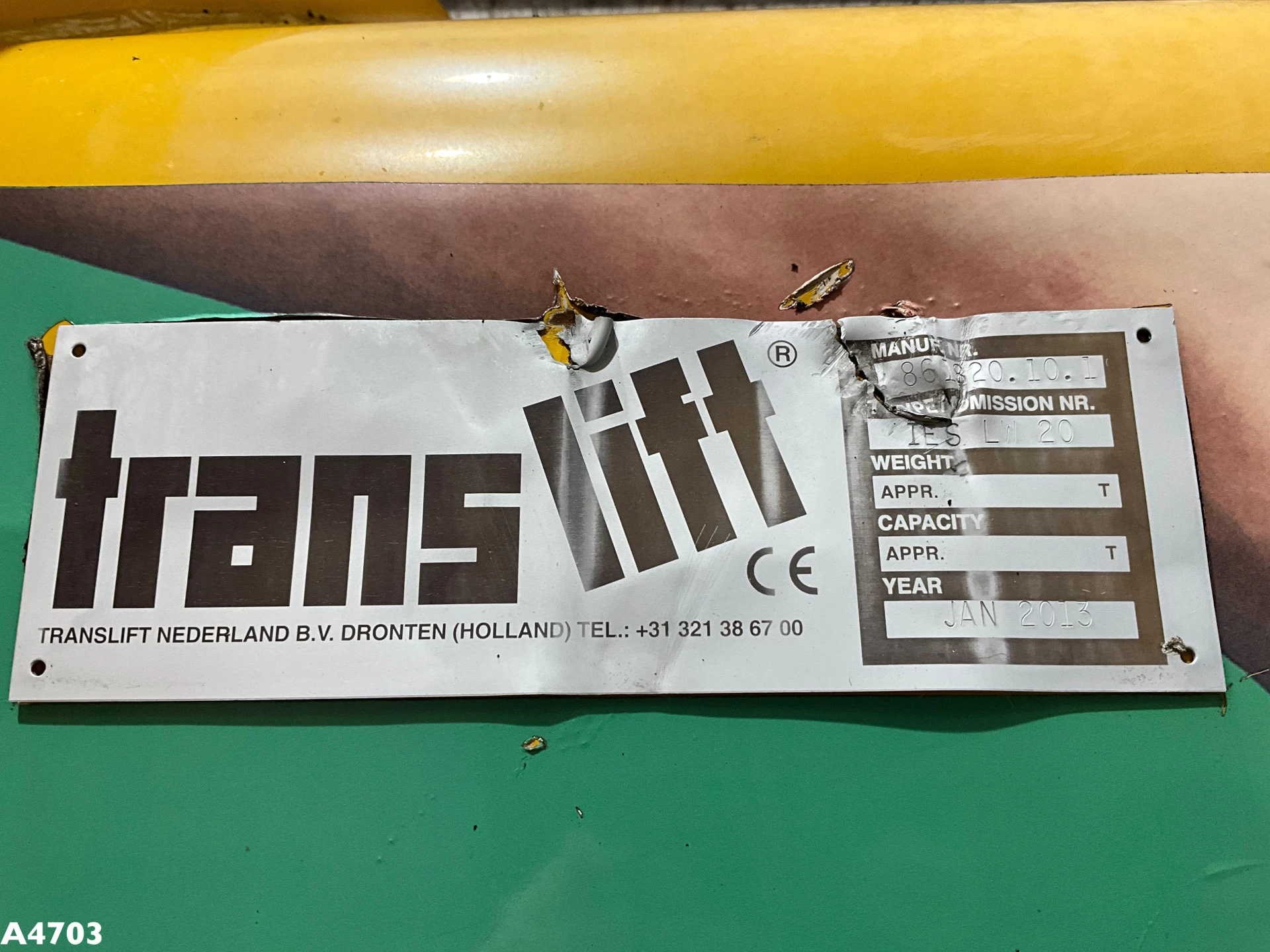 Translift 20m³ zijlader container 2013 afbeelding 7