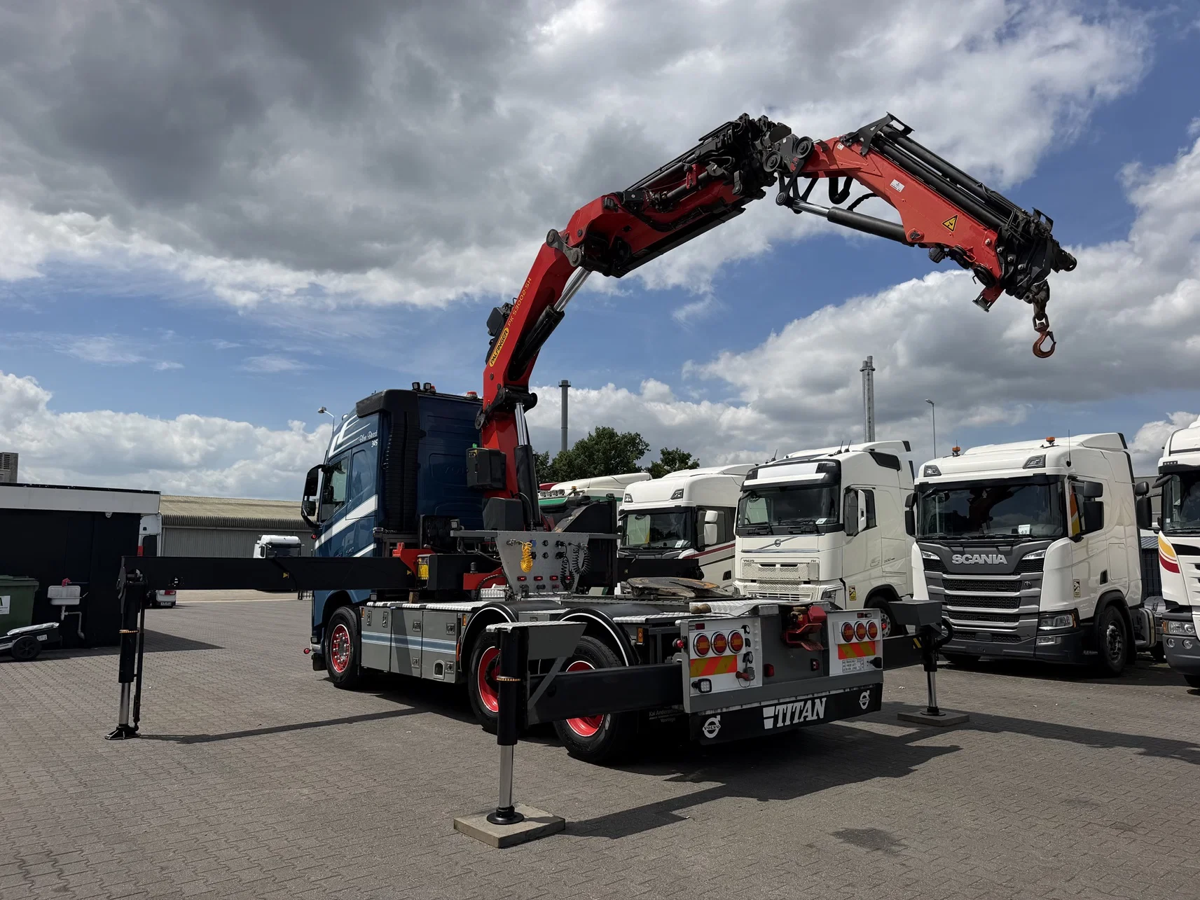 Volvo FH 2018 - 540 6X4 Euro 6 Palfinger PK 53002 + PJ080 Fly jib afbeelding 5