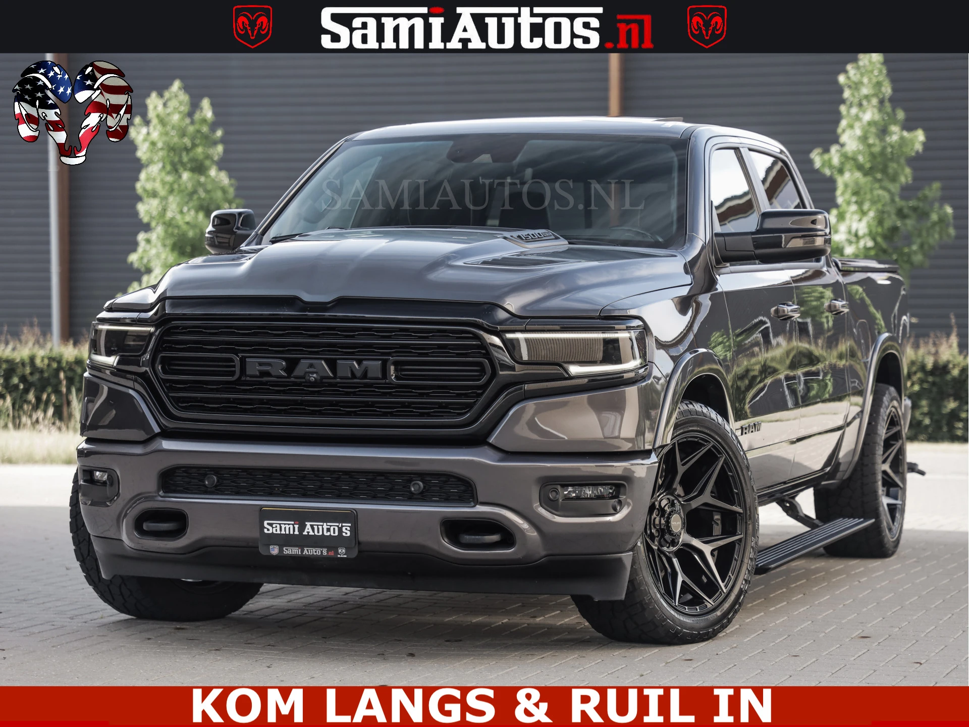 Dodge Ram Pick-Up 2023 - LIMITED NIGHT 5.7 V8 402PK | HUD | 4PL WHEELS | LUCHTVERING |OPEN UILAAT KLEP | BOM VOL | GRANITE CRYSTAL | DC | immagine 23