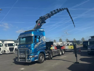 Scania R 2008 - R500 8x4,man,ret,Hiab 1055E6 jib 175X-5 image 1