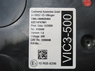 Continental - Electrical System VIC3-500 stuurkast DAF Euro6 afbeelding 2 miniatuur
