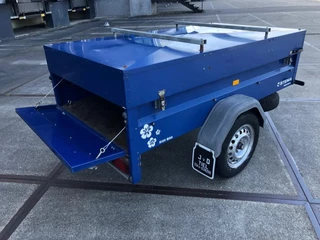 Stema N/A - Enkel as Dekselwagen - 750 kg - Blauw afbeelding 5