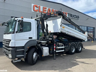 Mercedes-Benz Axor 2636 6x4 Manual Full steel Hiab 14 Tonmeter laadkraan 2009 te koop