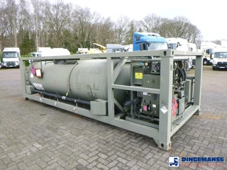 WEW (Westerwälder Eisenwerk) Fuel (kerosene, diesel) tank container 20 ft. inox 10 m3 / 1 comp + pump 2009 imagen 2 miniatura