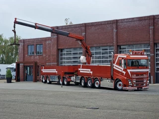 Volvo FH 16.750 8x2*6 - Palfinger PK15002 Crane/Grua - Show truck + Trailer -