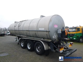 Trailor Heavy oil / bitumen tank steel 31.1 m3 / 1 comp 1993 immagine 3 miniatura