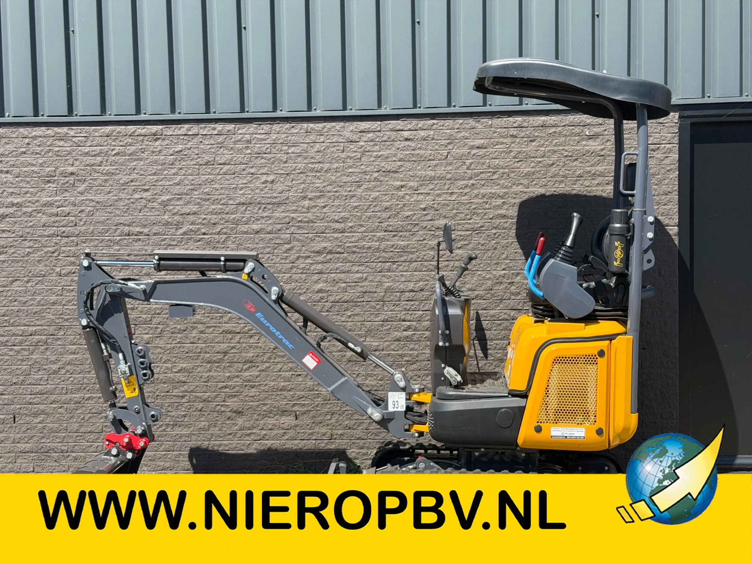 Eurotrac 2026 - HE12 Rupsgraafmachine + Joysticks & KUBOTA motor 6x OP VOORRAAD afbeelding 1