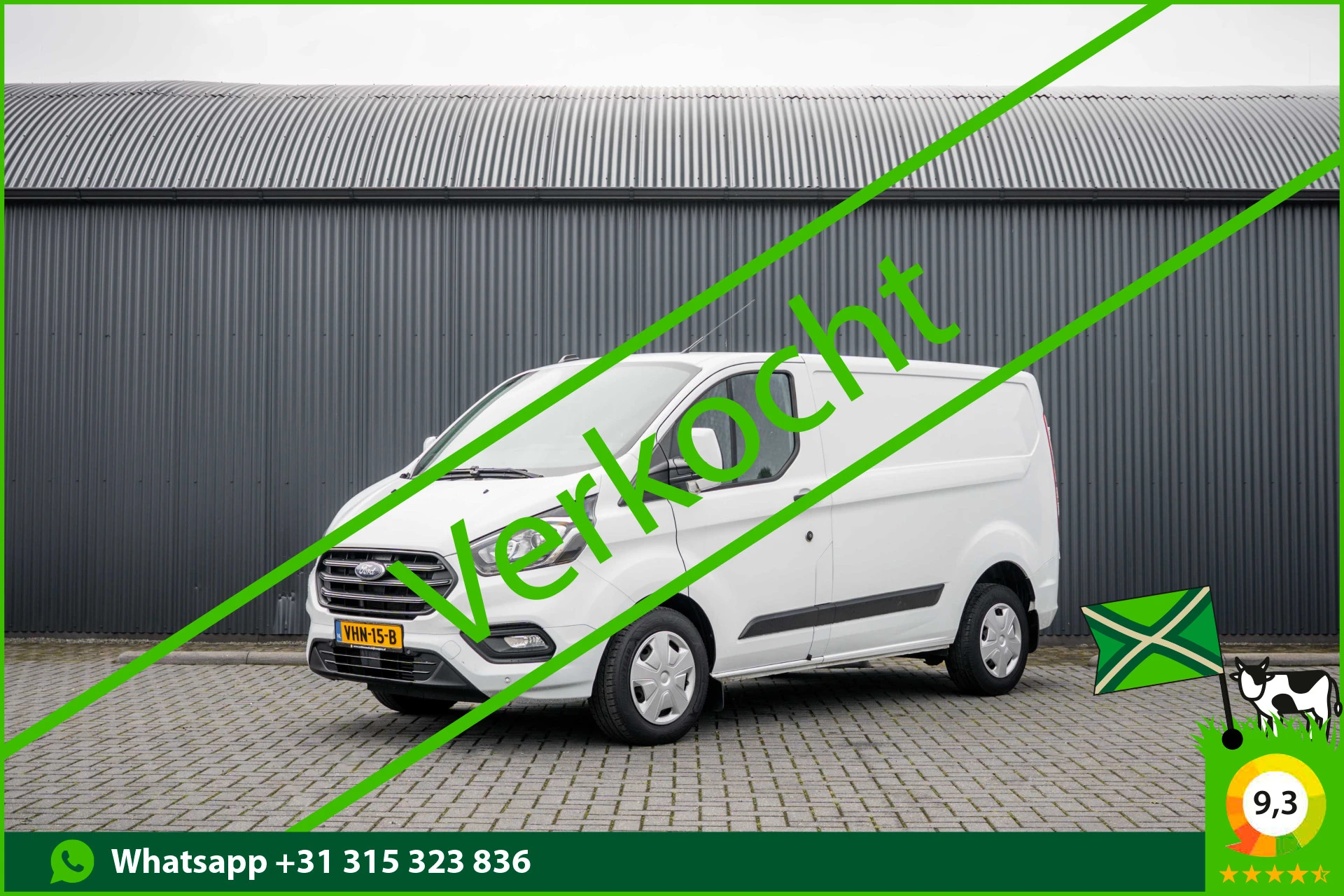 Ford Transit Custom 2020 - 2.0 EcoBlue L1H1 | 130 PK | 3-Zits | Automaat | 1e Eigenaar | Camera | Cruise | PDC | Airco afbeelding 1