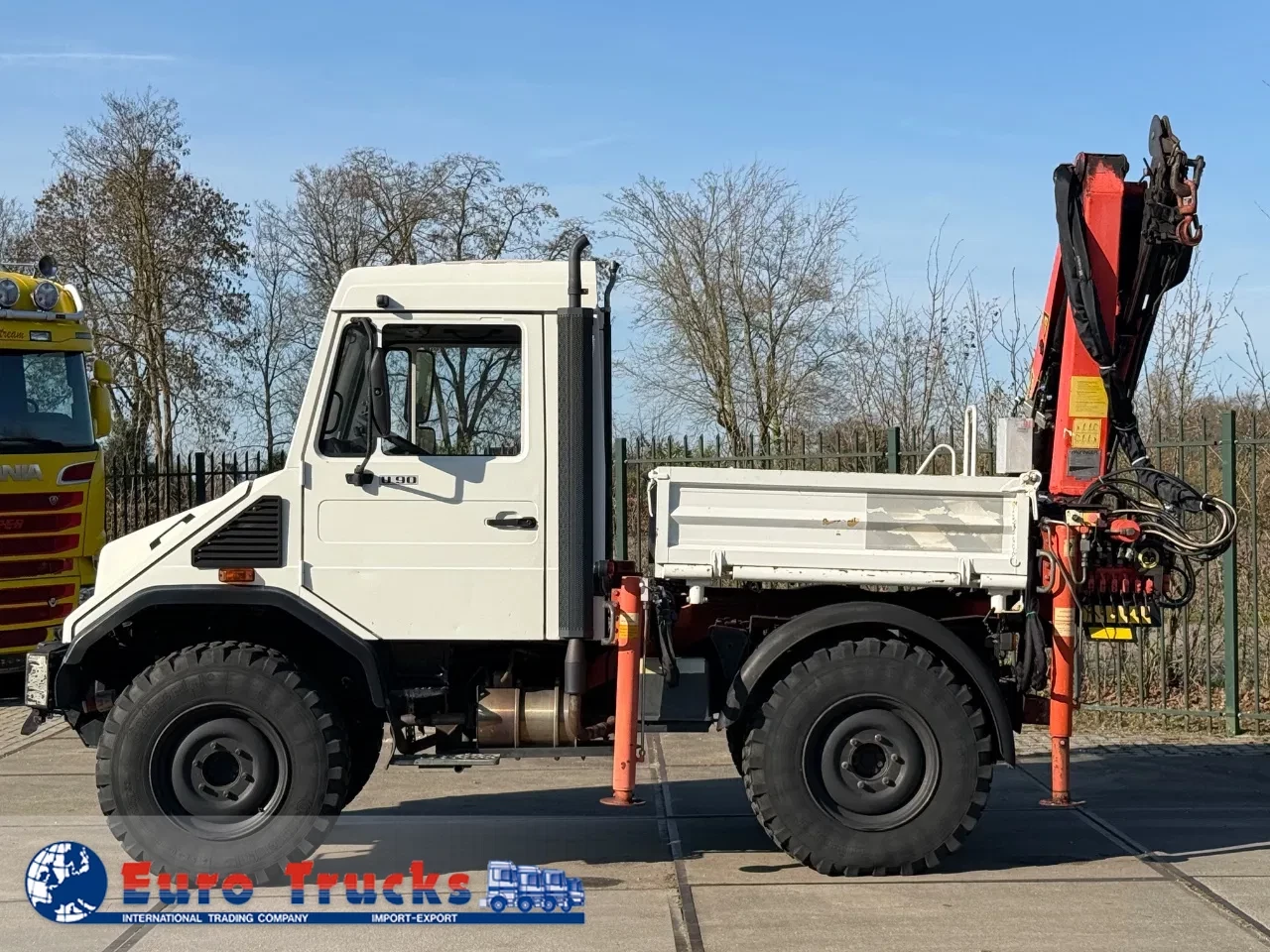 Unimog 1995 - U90/ Kran/ 2025 km original!! obrázek 4