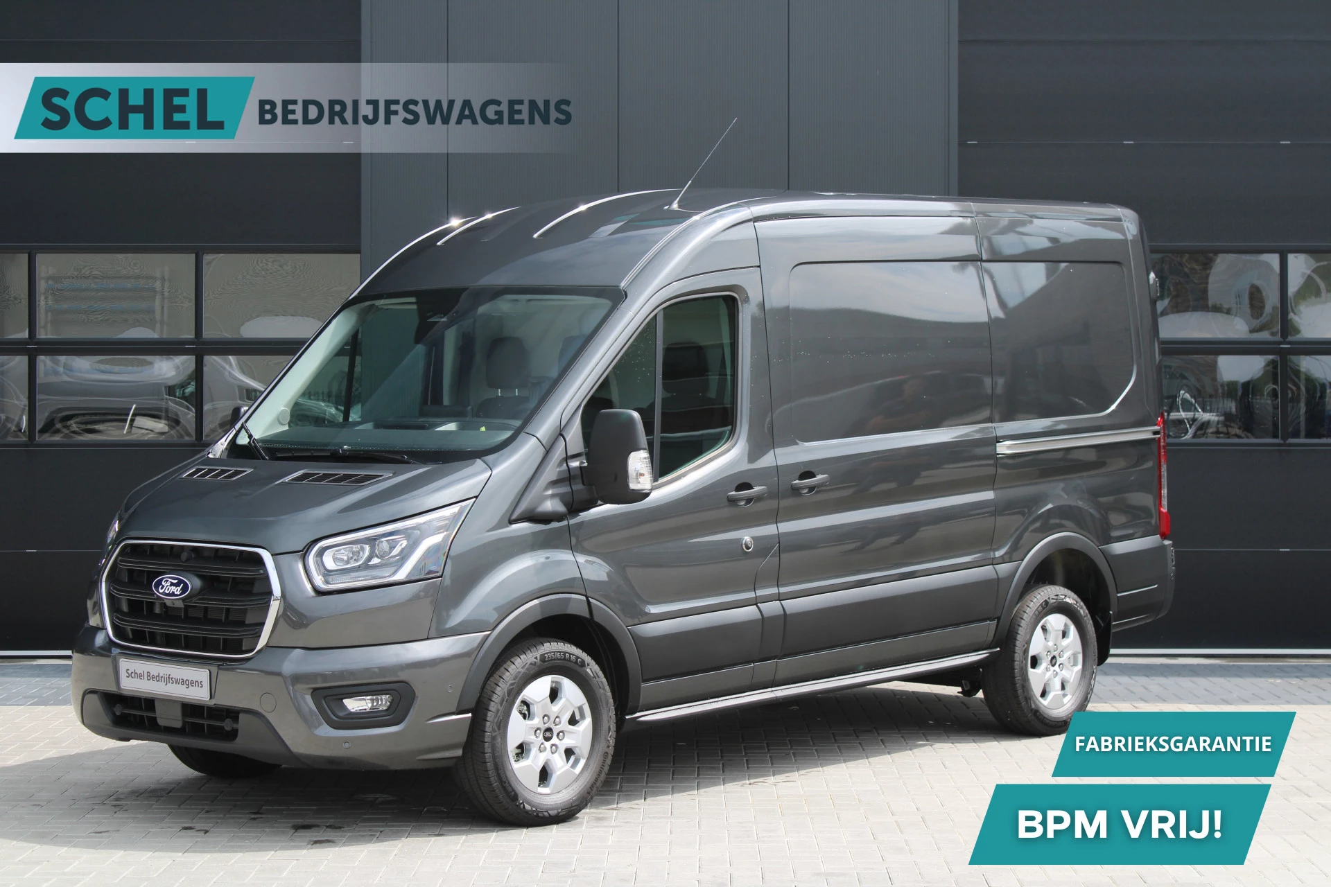 Ford Transit 2024 - 350 2.0 TDCI L2H2 Limited 165pk - 2x Schuifdeur - Adaptive Cruise - Xenon - Navi - Blind Spot - 360 camera - Rijklaar afbeelding 1