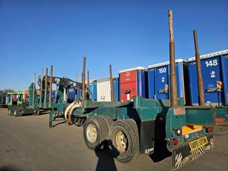 LEONET TB 18 |WOOD TRAILER WITH CRANE| BPW DRUM STEEL SUSPENSION. 1992 - N/A image 4