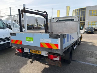 Volkswagen Crafter 2010 - 2.5TDI Openlaadbak Airco Cruisecontrol HIAB 013T + Veeg Machine / Borstel bild 5