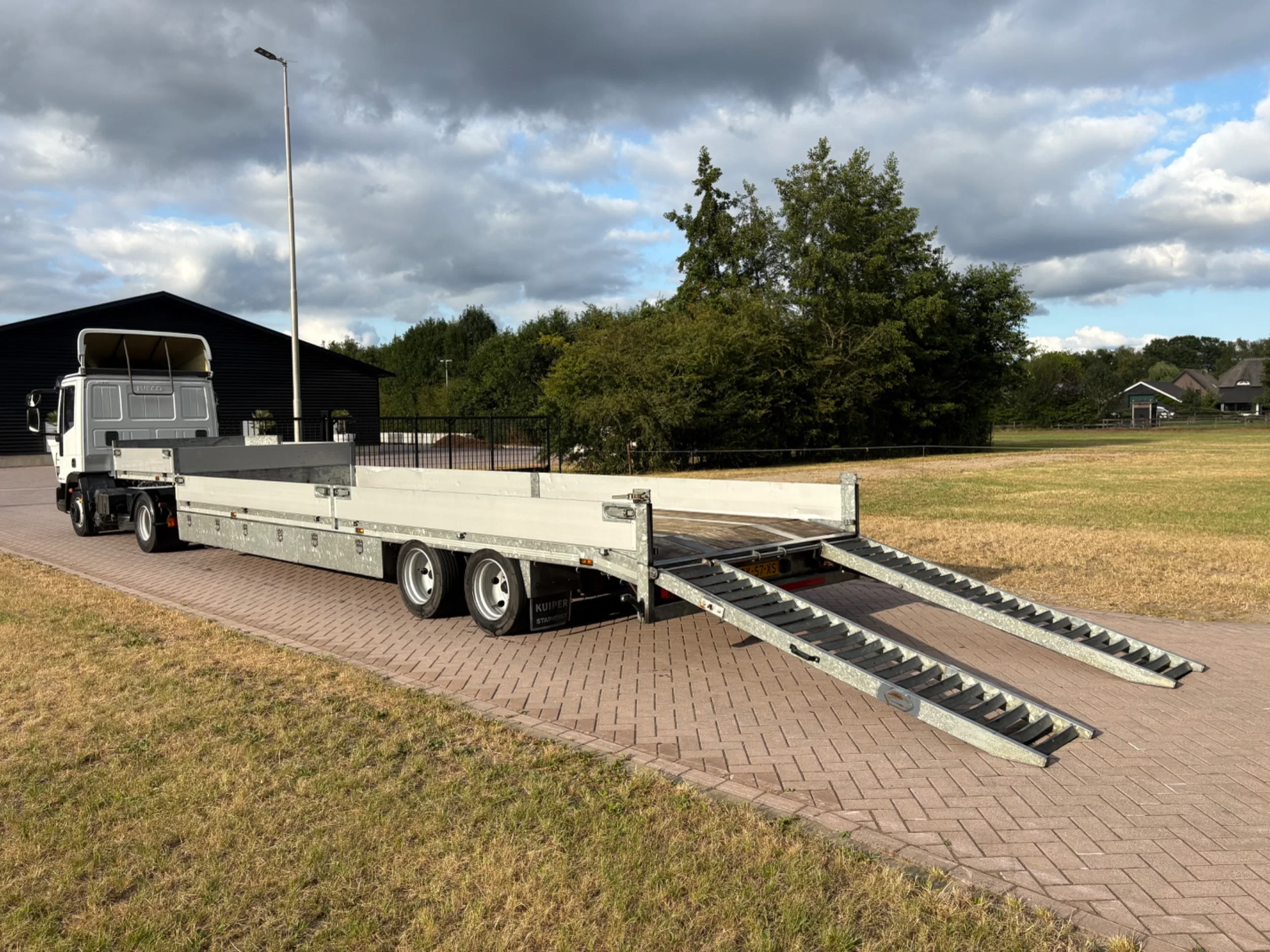 Iveco Eurocargo 2010 - 80 trekker 18 ton - oplegger semi dieplader 16 ton afbeelding 6