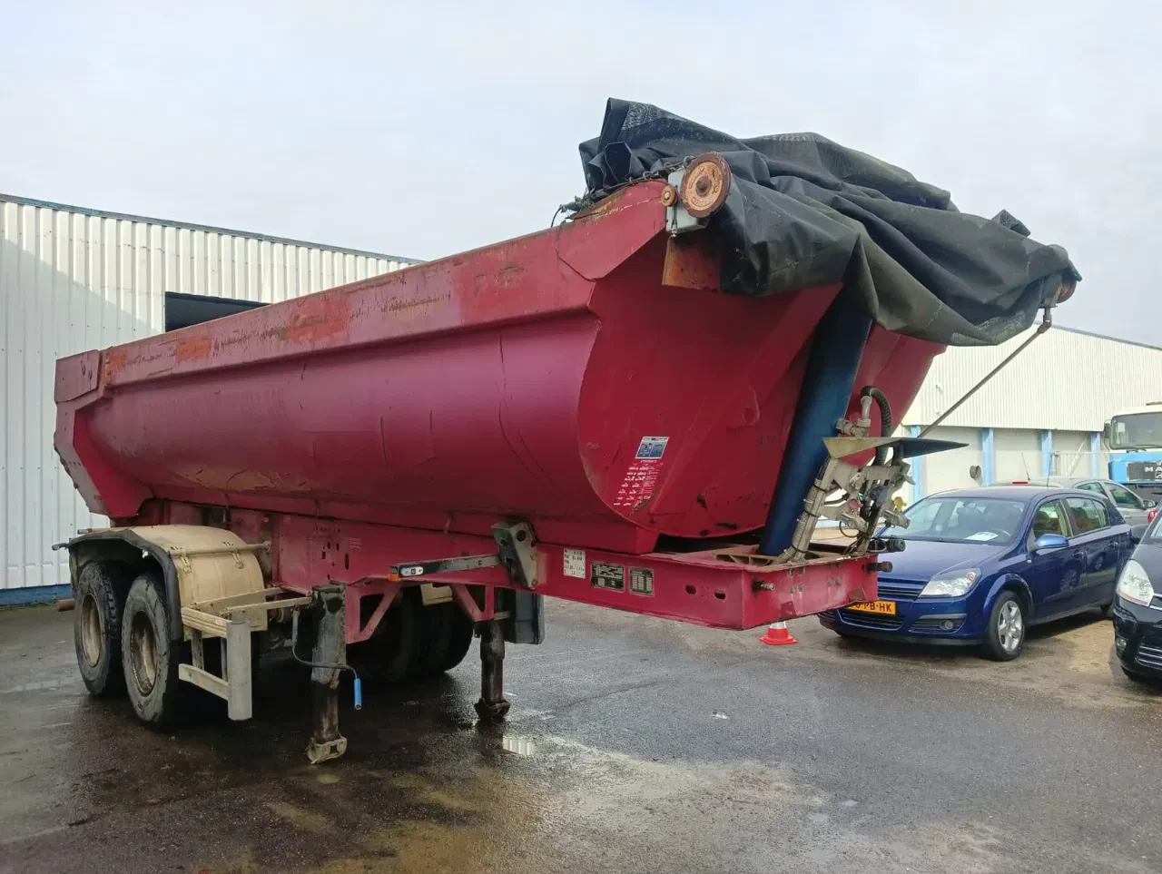 Kaiser 2010 - 2 Axle , 8 Tyres , Steel tipper trailer obrázek 5