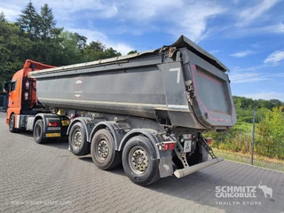 Schmitz Cargobull Semitrailer Tipper Steel half pipe body 2021 afbeelding 3 miniatuur