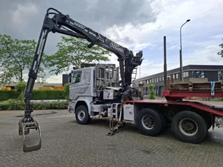 Scania R 2016 - R580 V8 / LOGGING TRUCK / 6X4 / RETARDER / 2XBIG AXLE / PALFINGER EPSILON S270L83 / 20METER / 431534 KM / DIEBOLT 3AXLE TRAILER / AUTOMATIC / EURO-6 / 2016 imagem 18