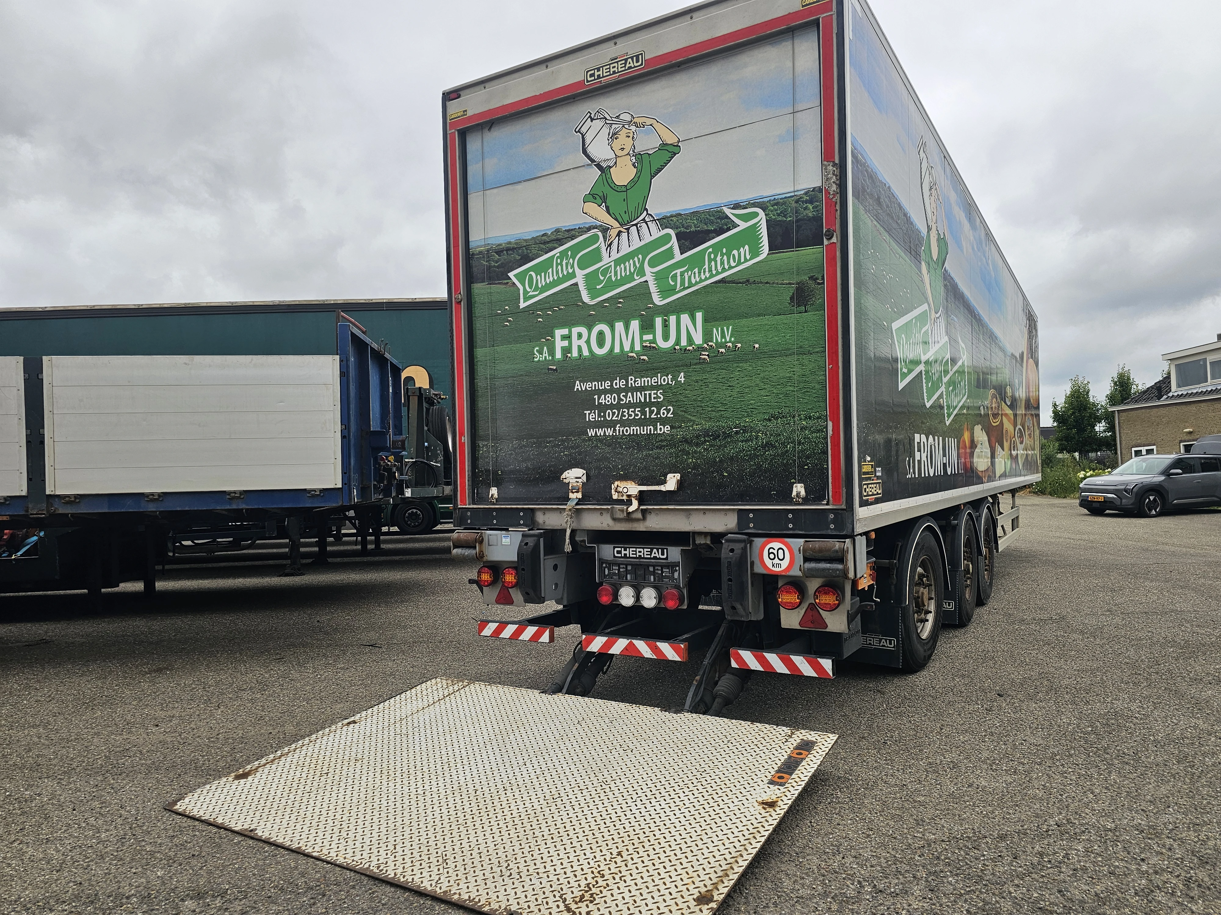 Chereau B3 /CITY TRAILER /STEERING AXLE/LIFT AXLE / 11.80 LONG /LOADING LIFT/ BPW DISC / CARRIER FRIDGE.TUV 23/7/2026 2012 afbeelding 26